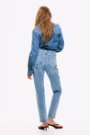 Tapered High-Waist Ankle Jeans